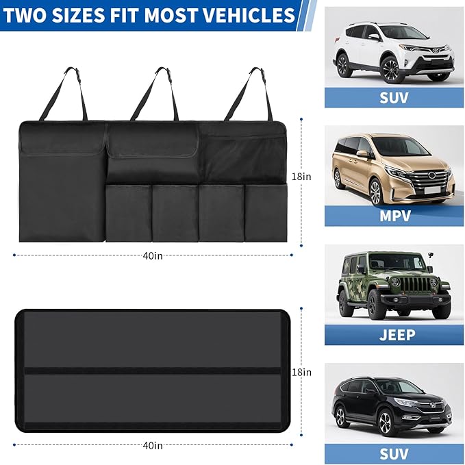 Car Trunk Organizer Backseat Hanging Organizer with Storage Pockets for Subaru Crosstrek, Forester, Outback, Ascent