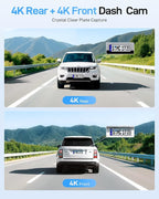 VIOFO A229 Ultra 2CH Dual 4K Dash Cam Front and Rear, Dual STARVIS 2 IMX678 Sensors & 2-Channel 4K HDR, Faster 5GHz Wi-Fi & P