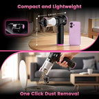 Wansimoo Handheld Car Vacuum Cleaner,25000PA Strong Cyclonic Suction Foldable Mini Vacuum Portable Cordless with Digital Disp