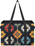 Reusable Grocery Bag, Foldable Large Shopping Tote Bag for Groceries Kitchen Picnic Car Trunk