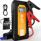 Car Battery Jump Starter 5000A, 45W PD Super Fast Charging Technology, 12V Portable Battery Jumper Booster Box with Cables