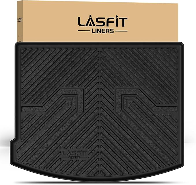 LASFIT Trunk Mat for Lincoln Corsair 2026 2025 2024 2023 2022 2021 2020, All Weather TPE Cargo Mats Custom Fit Cargo Liner Front & Rear Trunk Liner, Black, Easy to Clean