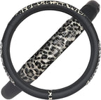Flying Banner car Steering Wheel Cover Gel Massage Velvet Cool Warm Universal Size 15 inches SUV Truck Anti Slip Odorless Sum