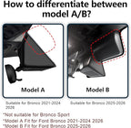 4K Dash Cam Fit for Ford Bronco 2021 2022 2023 2024 2026(Model A), Does Not Fit Ford Bronco Sport, WiFi & App, 64GB Card