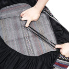 Car Seat Cover Baja Saddle Blanket 4PCS Front Striped Multicolor, Hippie Boho Seat Cover Universal Fit for Toyota, Honda, Nis