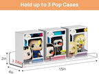 upsimples 10 Pack Acrylic Shelves Wall Organizer and Storage, 15" Display Shelf for Figure, Toy Cars, Perfume, Kids Bookshelf