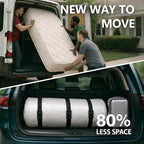 Memory Foam Mattress Vacuum Bag for Moving and Storage – Heavy Duty Compression Bag with Straps, Vacuum Bag for Memory Foam M