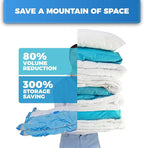 10-Pack XXL - Jumbo Vacuum Storage Bags - Space Vacuum Storage Bags for Clothing Space - Ideal for Comforters, Blankets & Sea