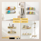 Nicetree Hat Racks for Baseball Caps Wall - Metal Hat Organizer for 48 Baseball Caps Holder, 2 Pack Hat Storage Organizer for