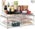 ZHIAI stackable storage drawer, cosmetics storage box, cosmetics and beauty product storage organizer, suitable for makeup ro