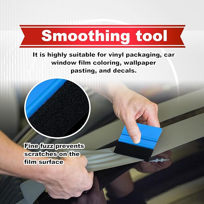 18PCS Car Window Tint Kit, Multi-Function Car Window Tint Kit, Vehicle Vinyl Wrap Application Kit