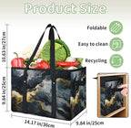 Reusable Grocery Bag Foldable Shopping Tote Bag with Handles Reusable Shopping Bags Large Kitchen Grocery Bags