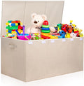 Extra Large Toy Box 167L, Sturdy Toy Storage Chest Organizer Bin Baskets with 2 Removable Divider for Boys, Girls, Kids, Nurs