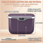 HOLDCY Car Trash Can, Waterproof Multi‑Functional Auto Trash Bin for Door/Console/Seat Back, Universal Vehicle Garbage Can for Car/Truck/SUV Drivers (Purple)