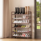 6-Tier Metal Large Shoe Rack,Tall Shoe Rack for Closet,entryway,Garage, with Adjustable Flat or Angled Shelves, Hold 20-26 Pa