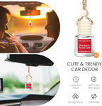 Hanging Car Air Freshener, Long Lasting Scent, Cute Air Fresheners for Women, 2 Pack Non-Toxic Essential Oil Diffuser, Made i
