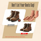 Cedar Boot Trees for Men&Women-Boot Shaper, Natural Aromatic Cedar Wood, Durable Metal Components-Extend Boot Lifespan