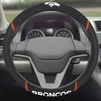 FANMATS NFL Unisex-Adult Embroidered Steering Wheel Cover