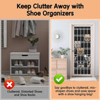 Kotkn 35 Compartment Over The Door Storage - Breathable Mesh Hanging Organizer with Large Pockets, Space Saving Design for Me