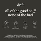 Drift Car Air Freshener Starter Kit - Wooden Deodorizer - Vehicle Odor Remover - Auto Scent Diffuser - Long-Lasting Car Fresh
