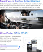 VIOFO A229 Pro 4K HDR Dash Cam, Dual STARVIS 2 IMX678 IMX675, 4K+2K Front and Rear Car Camera, 2 Channel with HDR, Voice Cont