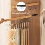 2 pack 16.2 inch valet rods for closets, extendable and pull-out wardrobe pole for belt hangers,tie hangers,bra organizer, cl