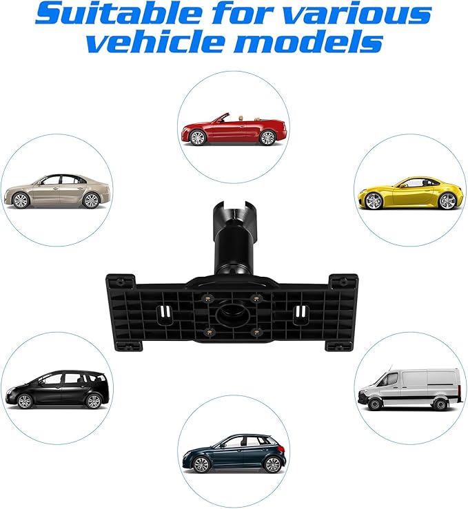 1 Set Dash Cam Mirror Mount Rear View Mirror Back Plate Panel Car Rear View Camera Mount Kit for 5.5" - 12" Rearview Mirror Dash Cams