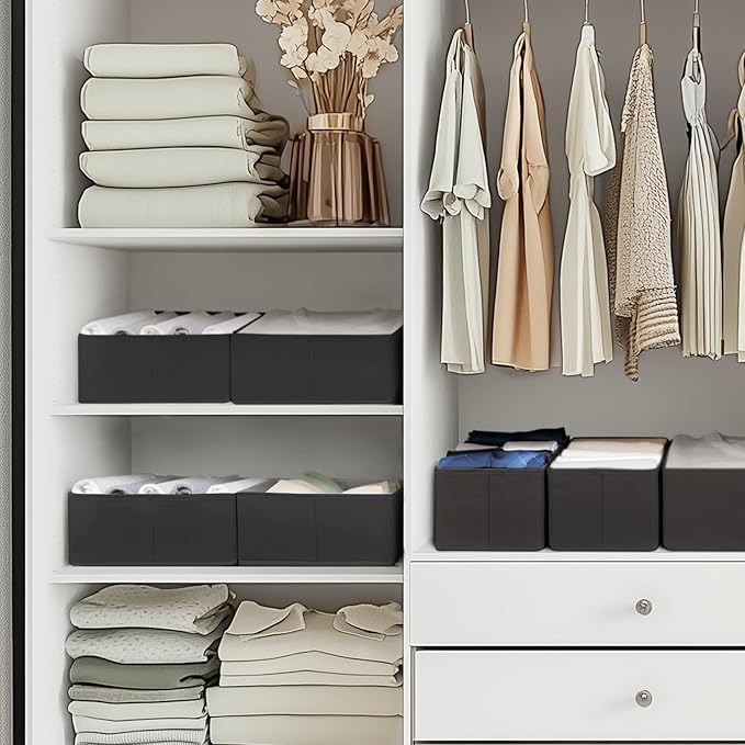 Criusia Drawer Organizer Clothes, 21 Pack Dresser Organizer for Baby Clothes, Underwear, Sock - Foldable Closet Organization 