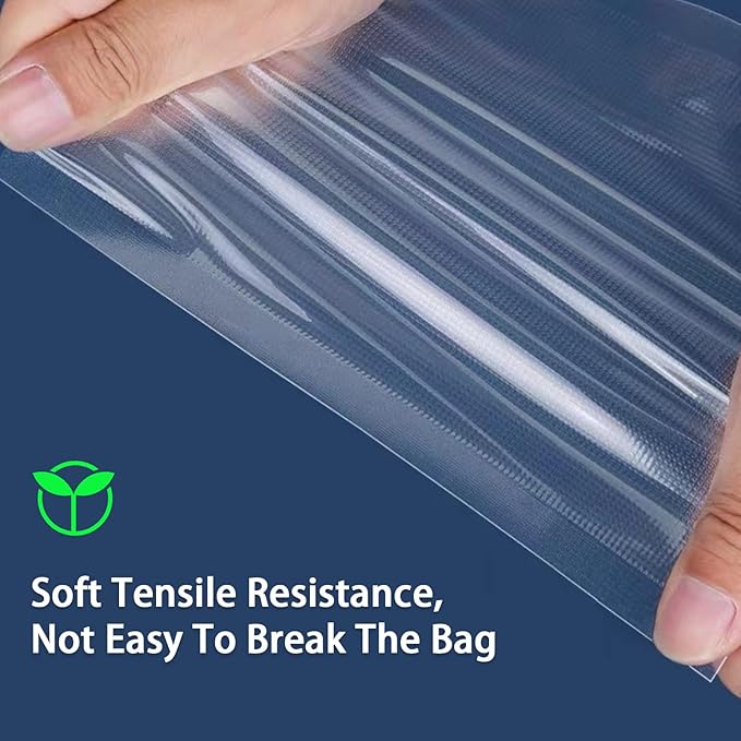 Vacuum Sealer Bags, Food Vacuum Sealer Bag, 100Pcs 4.7" x 6.7" Smell Proof Bags, Heavy Duty, Puncture Prevention, Boilsafe, F