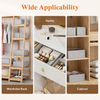 Lifewit Underwear Drawer Organizer for Closet 8 Pack, 3 Sizes Dresser Organizer Dividers, Deep Fabric Foldable Drawer Storage
