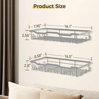 Nicetree Hat Racks for Baseball Caps Wall - Metal Hat Organizer for 48 Baseball Caps Holder, 2 Pack Hat Storage Organizer for