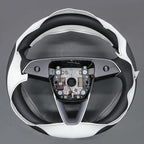 MEWANT DIY Stitching Steering Wheel Cover Wrap for Tesla Model 3 Highland 2023-2025/Model Y 2025 Highland for Tesla Model 3/Model Y Accessories(3D Style)