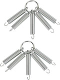 Tractor Tire Chains 20x8-8 for Lawn Tractors, Garden Tractors, and Snow Blowers with Spring-Loaded Tensioner, Fits 49cc 66cc 