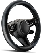 HOTOR Car Steering Wheel Cover - Universal Car Accessory for Diverse Cars, Leather Cover with Anti-Slip Lining, for Steering 