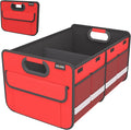 Homeve Trunk Organizer, Car Storage, Reinforced Handles, Collapsible Multi-Compartment Car Organizers, Foldable, Waterproof, 2 