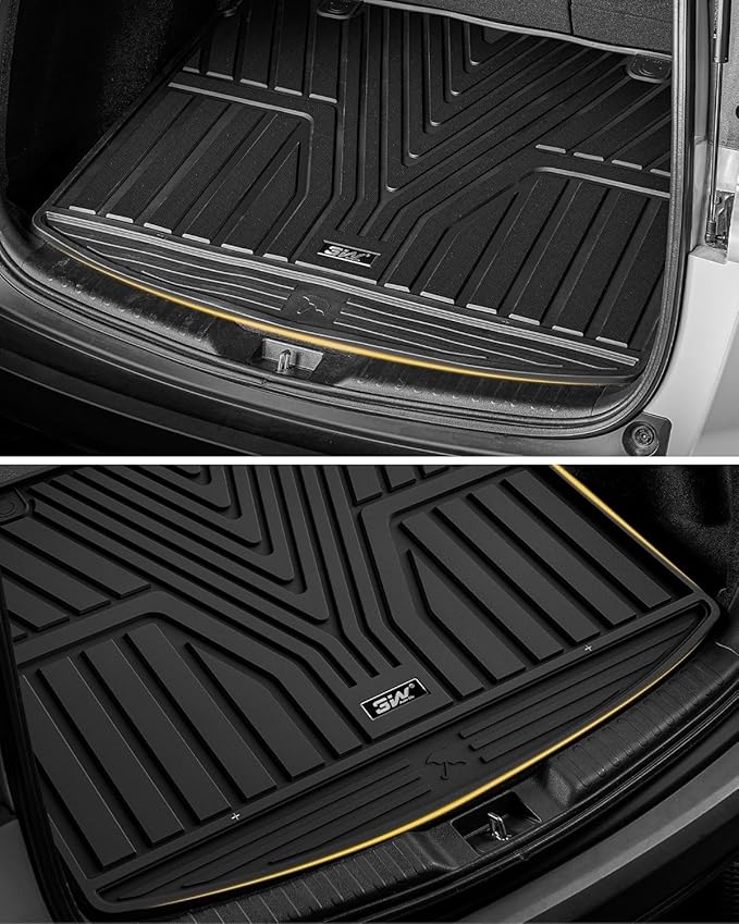 3W Floor Mats & Cargo Liner Fit for Honda HR-V 2026-2023 & Acura ADX 2026 2025, Honda HRV Accessories TPE Custom Fit Floor Liner and Cargo Liner Mat (Include Hybrid) (Not fit Premium Audio System)