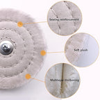 11 pcs Buffing Wheel for Drill, Buffing Pad Polishing Wheel Kits, Wheel Shaped Polishing Tool for Metal Aluminum, Stainless Steel, Chrome, Jewelry, Wood, Plastic, Ceramic, Glass, etc