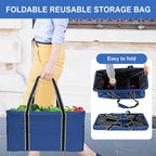 50L Utility Tote Bag Reusable Grocery Shopping Bag