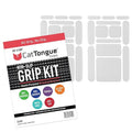 CATTONGUE GRIPS Non-Abrasive Grip Tape Strips - Heavy-Duty, Pre-Cut Anti-Slip Tape for Phones, Tablets, Crafting & More - Ind
