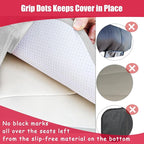 Meolsaek Car Seat Protector for Child Car Seat, Durable 600D Fabric Waterproof Car Seat Cover with Thick Pad Non-Slip Backing