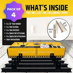 12" Heavy-Duty Magnetic Tool Holders (4 Pack - 48" Total) - Extremely Powerful Magnetic Pull Force to Hold Heavy Tools (Upgra