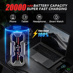 Car Battery Jump Starter Portable, 2000A Jump Starter Battery Pack for 8.0L Gasoline and 6.0L Diesel Engines, 12V Jump Box