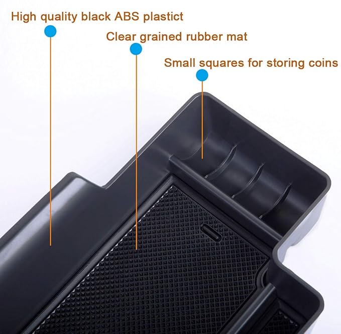JDMCAR Compatible with Center Console Tray Chevy Colorado/GMC Canyon Accessories 2015-2020 2021 2022