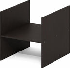 Furinno Cubicle Cube Insert, H-Shelf Cube Organizer, 2-Tier Shelf Accessory, Fits into Furinno Triple Thick Cubes, IKEA Kalla