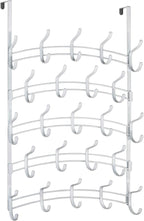 LYNK Professional® Home™ Over The Door Hooks - 46 Hook Over The Door Hanger - Over Door Coat Rack - Hanging Towels or Clothes