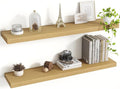 36 Inch Floating Shelves, 8 Inch Deep Floating Shelves for Wall, Hanging Shelf with Invisible Brackets, Deep Shelves for Bath
