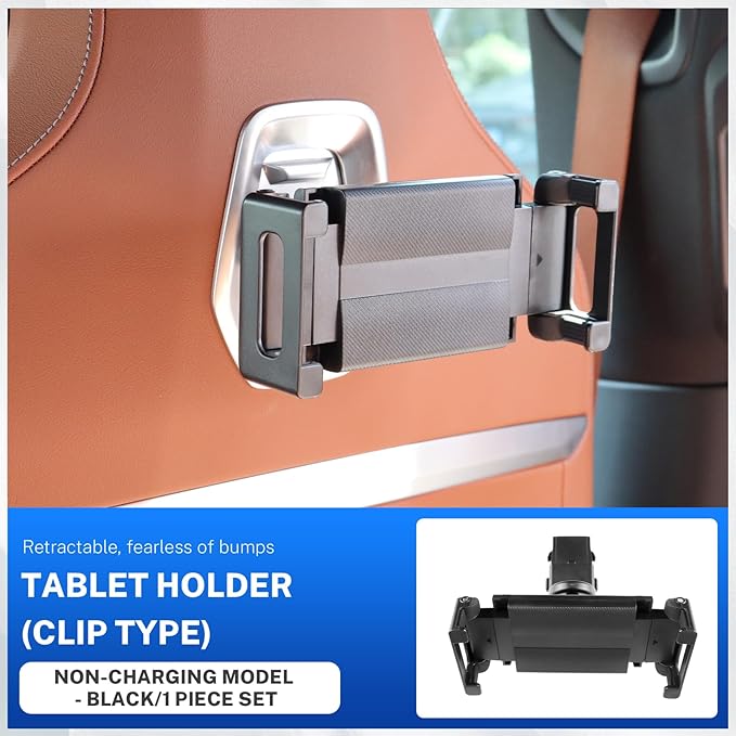 for BMW X5 X6 G05 G06 G60 G45 Tablet Holder Strong Magnetic Attraction/Gravity Clamp ipad Car Holder Back Seat Road Trip Essentials (Gravity Clamp)
