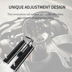 Seat Slide Rails 2PCS High-Strength Adjustable High Accuracy for UTV Kart Four Wheel Off Road with Comfortable Easy-Grasp Handle