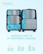 BAGSMART 6 Set /4 Set/2 Set Compression Packing Cubes for Travel, Lightweight Luggage Organizer Bags, Durable Space Saver Bag