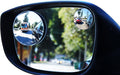 Blind Spot Mirrors for Cars - by Safe View Company - Change Lanes w Confidence - Made from Real Convex Glass - Long Lasting - Easy Peel & Stick (Halo XL)